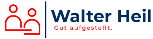 Walter Heil. Gut aufgestellt.